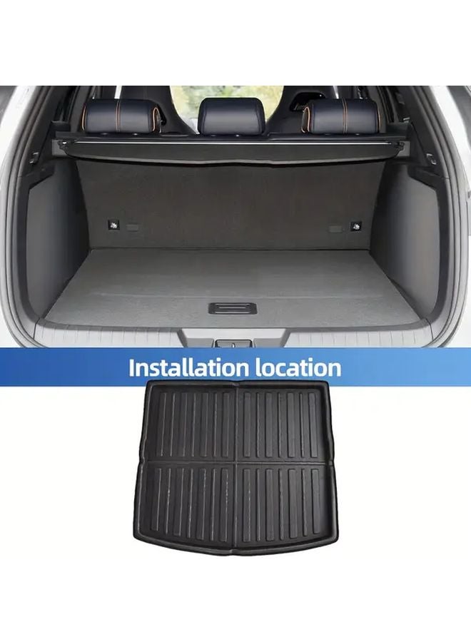Black EVA Trunk Mat For BYD Song Plus DM i 2024 2025 All Weather Cargo Liner - Image 4